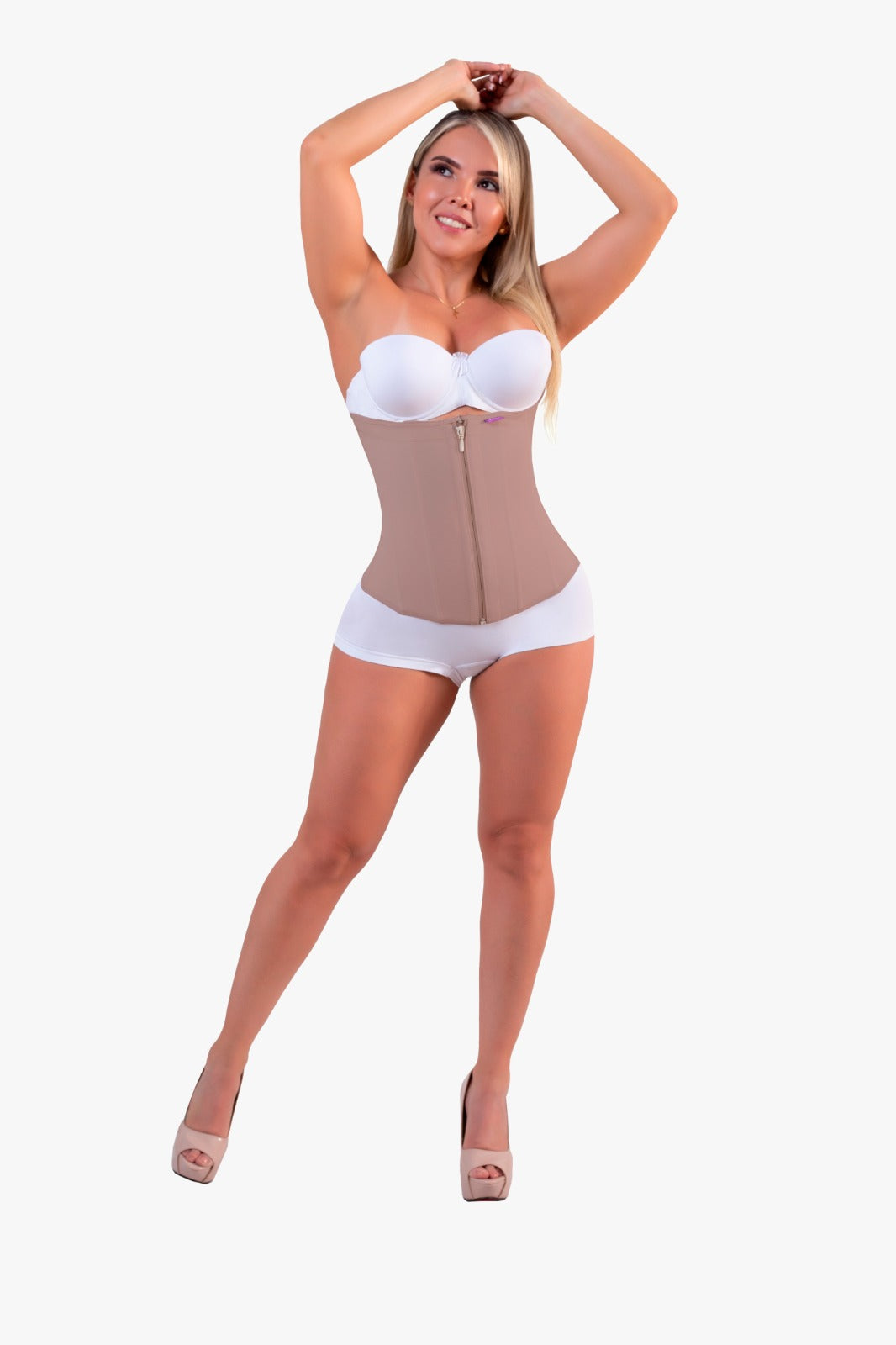 Cinturilla reductora 805 powernet color cocoa vista frontal