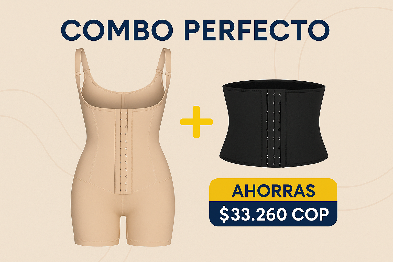 Banner promocional combo perfecto ahorro 33260 pesos